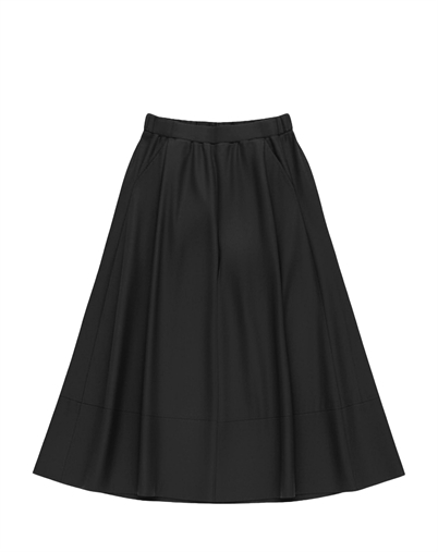 Withblack - WBLMadison Maxi Rock - Black